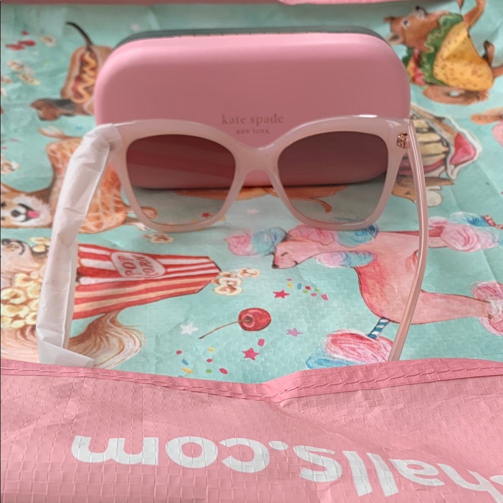NWOT Kate Spade Pink Modern Sunglasses - Picture 3 of 6